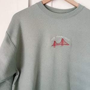 San Francisco Embroidered Crewneck Sweatshirt