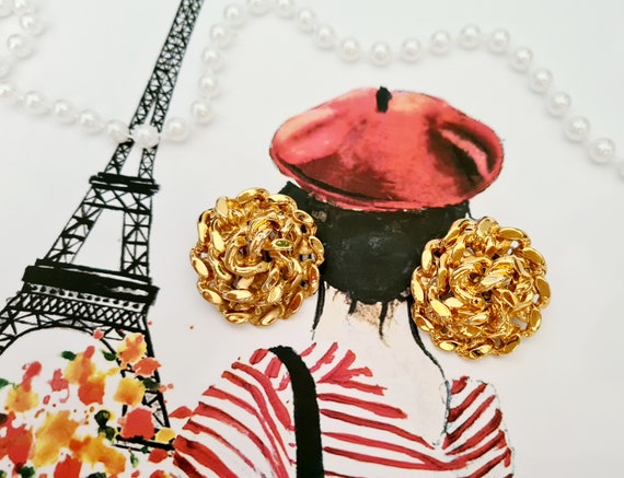 Agatha Paris vintage clip-on earrings - image 7