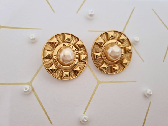 Agatha Paris vintage clip-on earrings