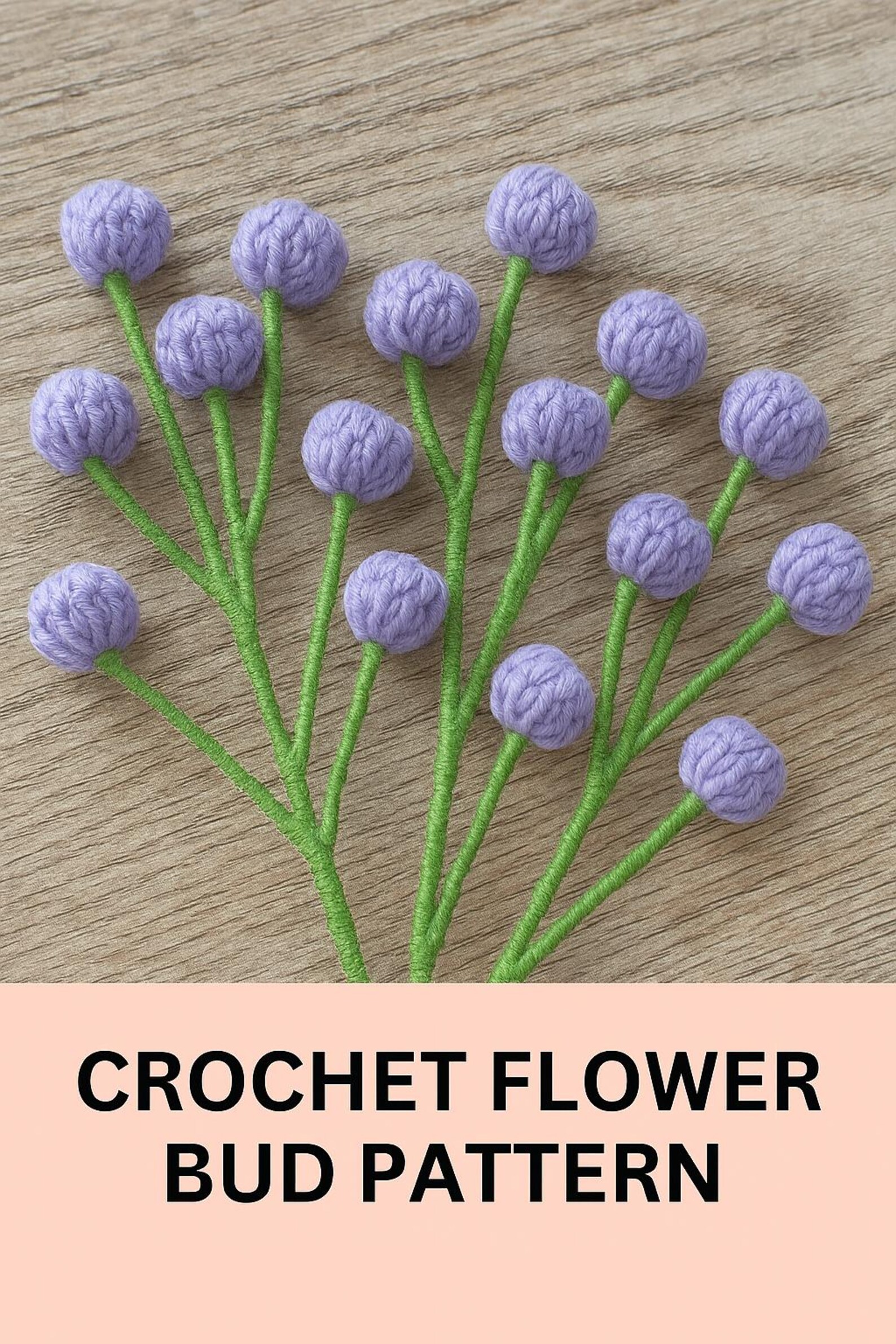 Crochet Pattern Floral Bud | Crochet Bouquet Tutorial | DIY Wedding ...