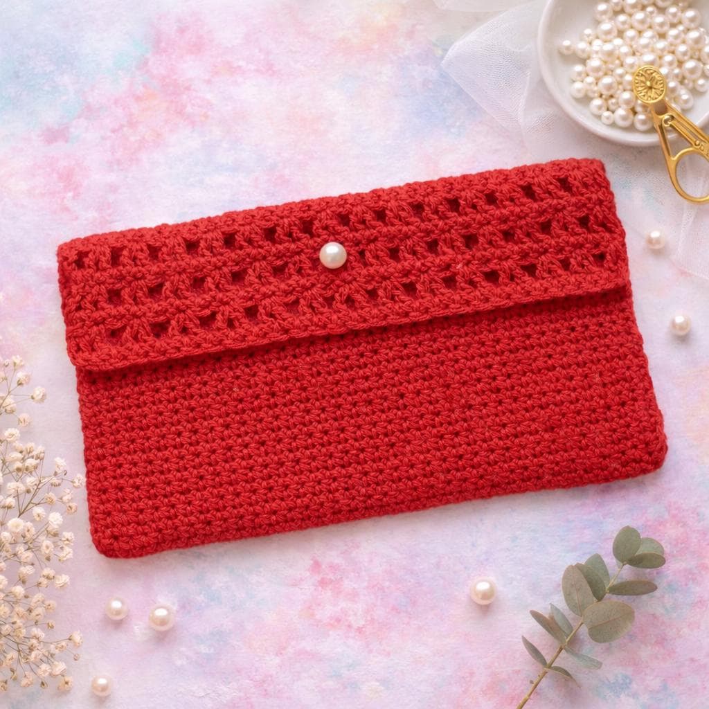 40 Crochet Clutch Bags with Fringe, Wristlets, and Granny Squares 24 Crochet Clutch Bag