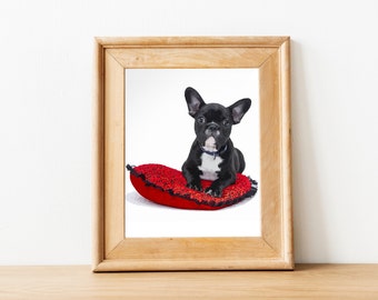 DIGITAL Pet Portrait - dog print gifts, Christmas, holiday gifts for dog lovers.