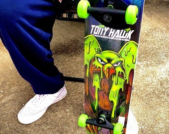 Limited Edition Tony Hawk Signature Skateboard OG Slime Hawk