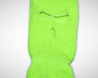 Neon 3 Hole Ski Mask