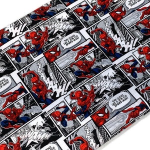 Springs Creative Marvel Spider-Man Multi Comic Shards Digital Fabric