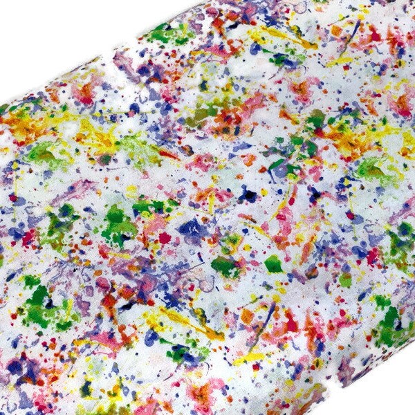 Paint Splatter Fabric Etsy