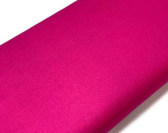 Solid Bright Pink Dream Cotton Fabric Sold by the YARD. 44" Wide Solid Colored 100% Cotton Fabric for quilting, sewing, apparel, décor.