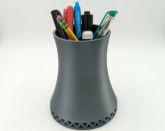 Nuclear Cooling Tower Pen Holder - 1:1000 Scale