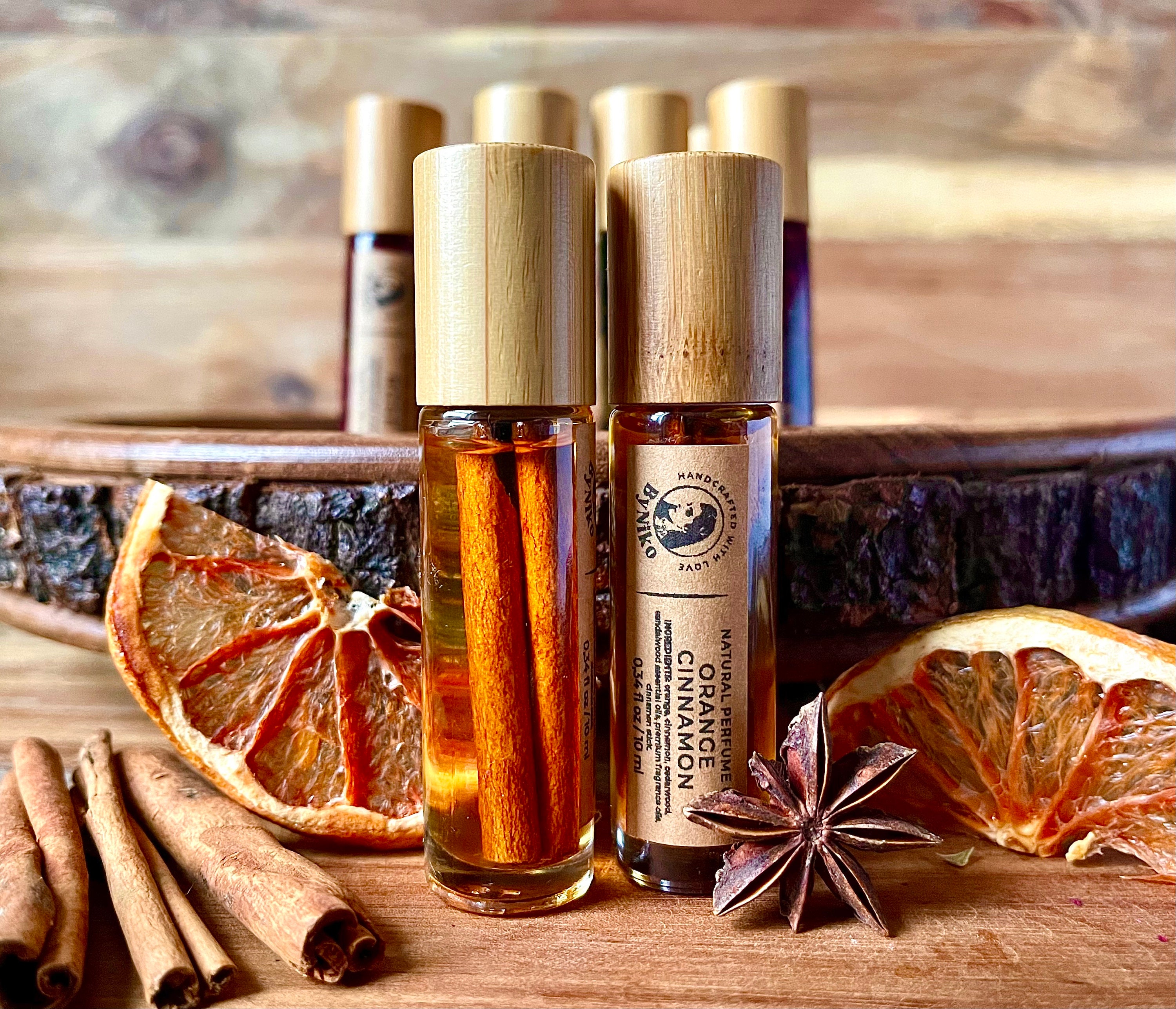 Orange Cinnamon Perfume Oil Natural Handmade Vegan Etsy