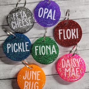 Farm animal name tag pet name tag goat tag sheep tag business keychain farm accessories pet tags id tags pet supplies homestead dairy