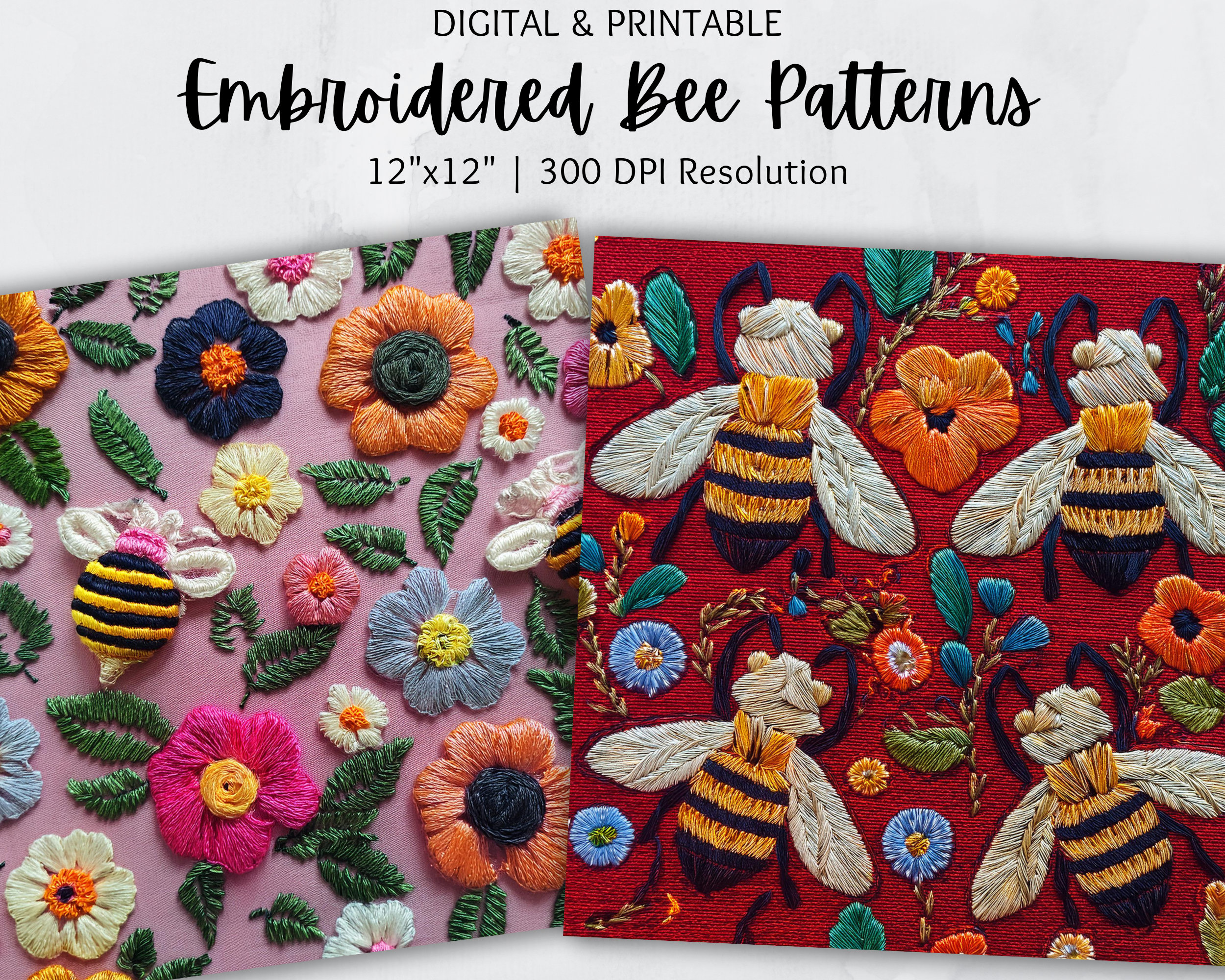 Bee Embroidery Images | Embroidery Bees | Embroidered Bee Patterns ...
