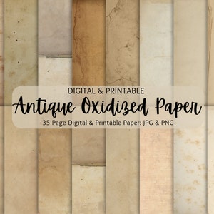 Altes Vintage Papier | Kaffee gefärbtes Papier | gealtertes oxidiertes Papier | Kaffee gefärbtes Papier | Antikes Papier Texturen | Digitale Vintage Hintergründe