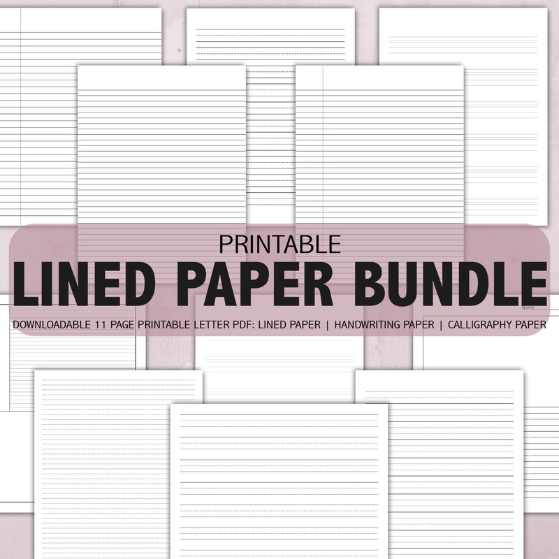 Handwriting Journal - Etsy