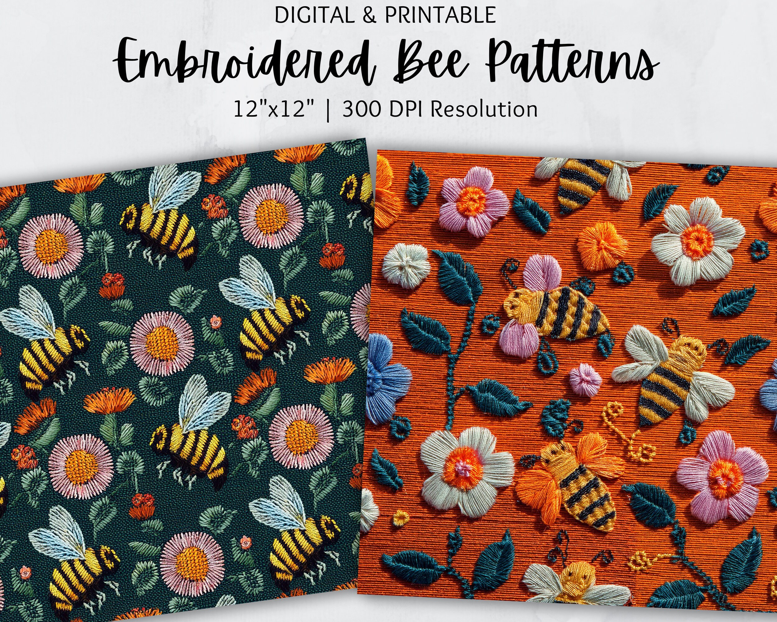 Bee Embroidery Images | Embroidery Bees | Embroidered Bee Patterns ...
