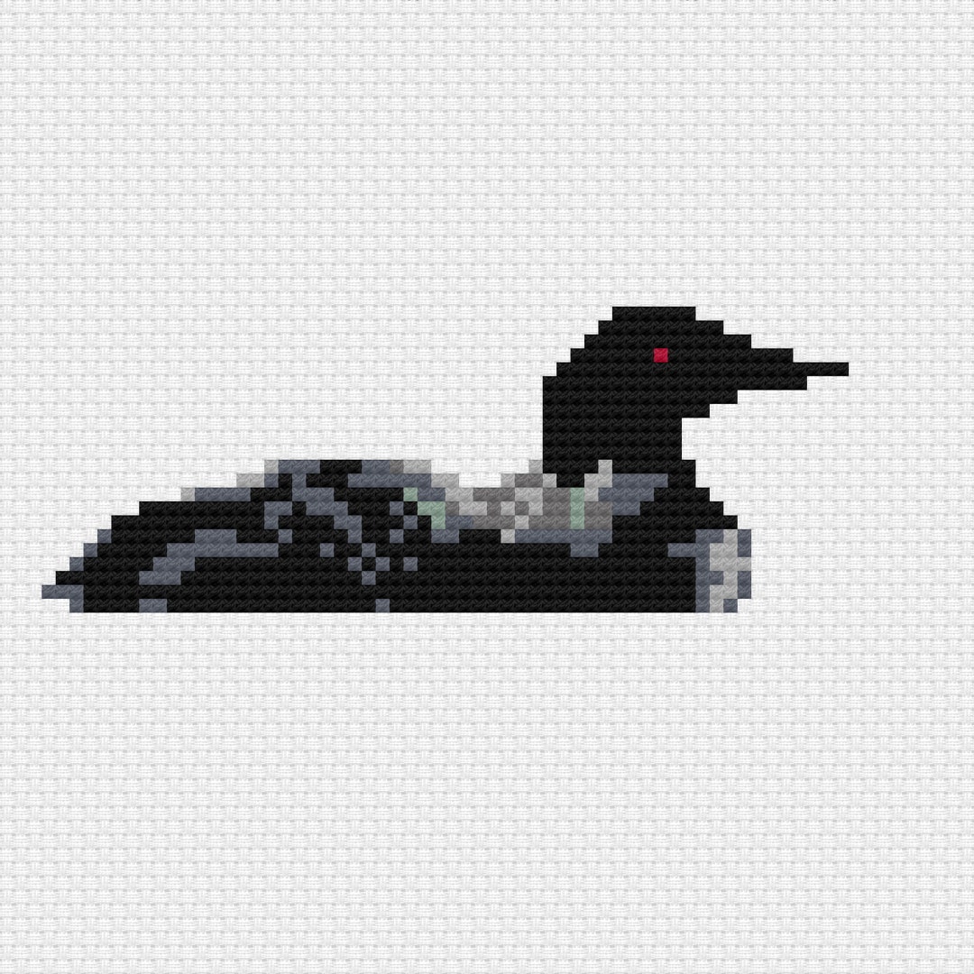 Henrietta Loon Cross Stitch PDF Pattern Etsy