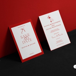 Modelo de convite para reserva de data com dinheiro antigo | Convite digital elegante para casamento | Modelo vintage para impressão no Canva
