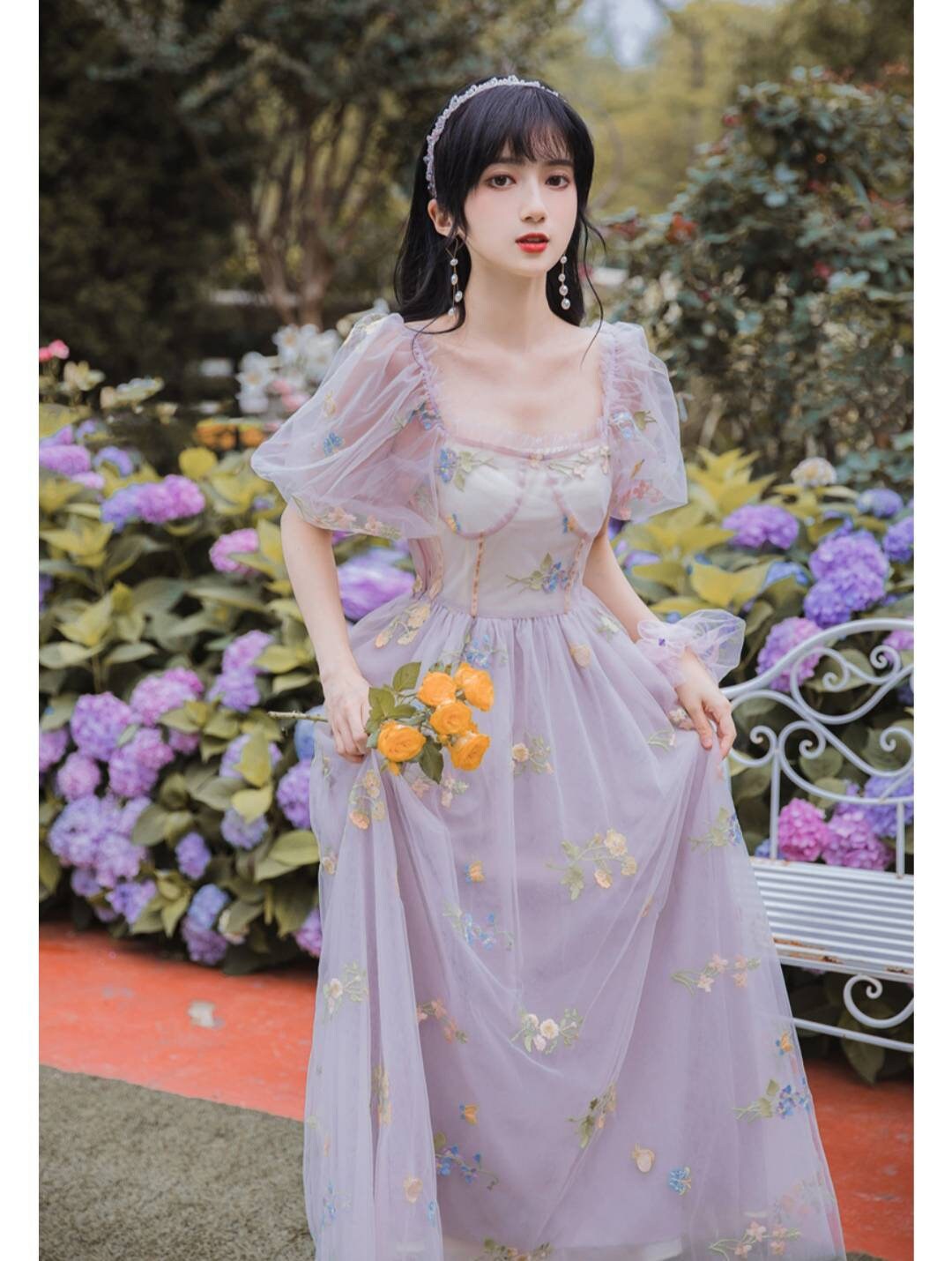 Vintage Fairy Dress Victorian Victorian Dress Abiti - Etsy Hong Kong