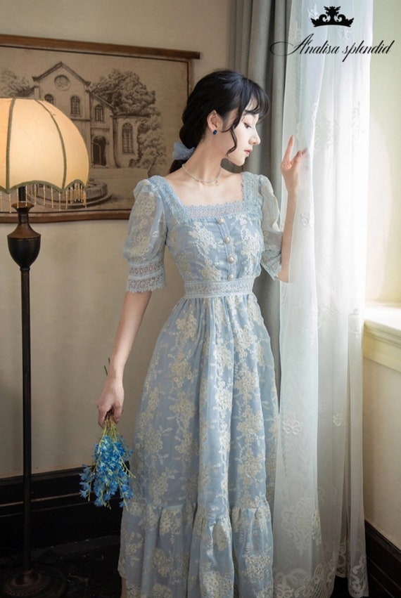 Vintage Dress Analisa Victorian Dress Victorian Dress Abiti - Etsy