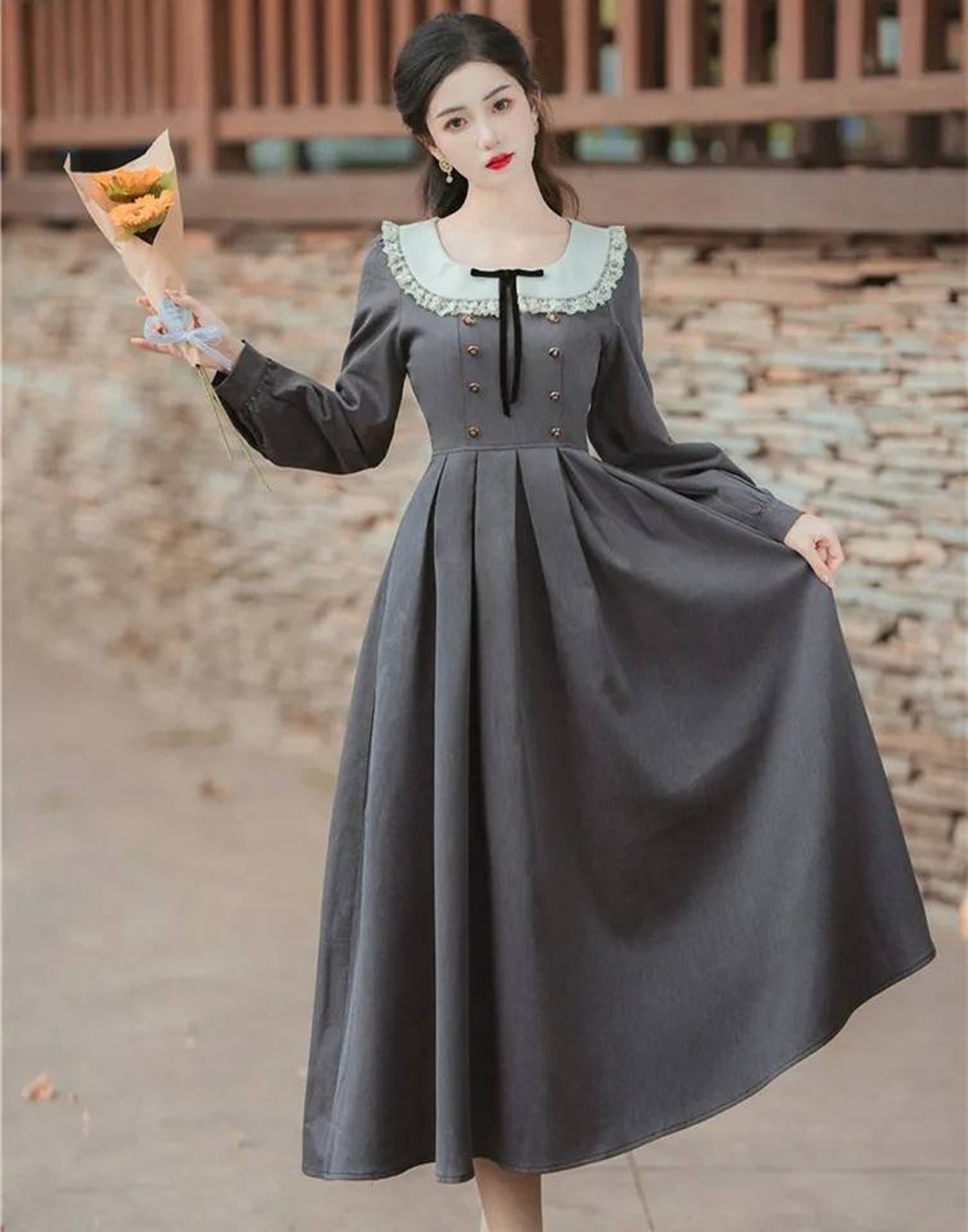 Adele Vintage Dress French Vintage Dress Vintage Dress - Etsy UK