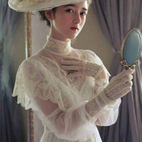 Veronica Wedding Dress Victorian Victorian Dress - Etsy