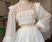 Vintage dress Shirley, Victorian dress, Abiti vittoriani, edwardian, 1900s Viktorianisches, Vintage Dress, French