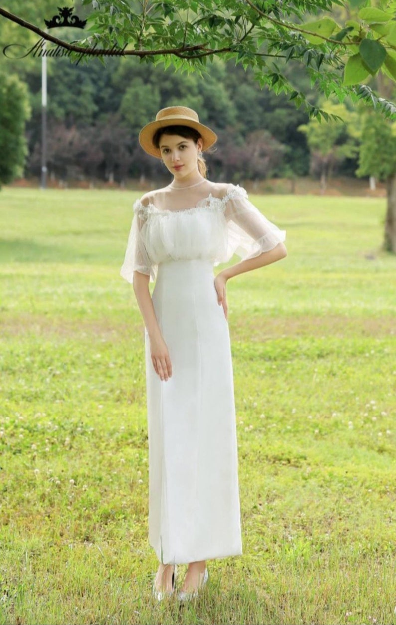 Victorian Wedding Dresses, Patterns, Shoes, Accessories     Wedding dress Grace Victorian Victorian dress vittoriani Robe victorienne Viktorianisches Vintage Dress French wedding gown  AT vintagedancer.com