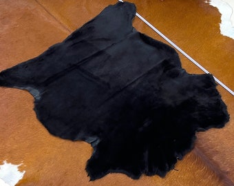 Black Sheepskin Shearling Fur Finished Lambskin Long Hair Sheepskin Dark Shearling Fur Black Lambskin Black Pelt Black Sheepskin Pelt