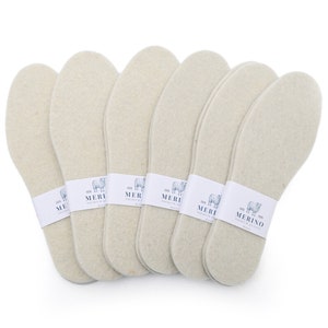 Real Genuine Sheepskin Wool Insoles , for Boots or shoe , NO CHEMICALS Natural 100% Pure Sheepskin Wool insoles ,Handmade wool boot insoles image 1