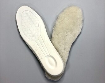 Plantillas de piel de oveja auténtica - Mujer - Pantuflas de piel de oveja - Plantilla de piel de oveja natural - HIPOALERGÉNICA