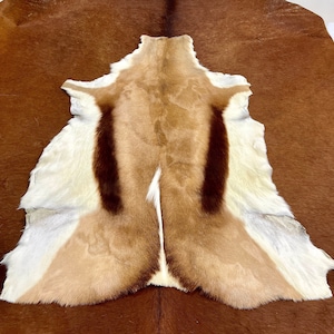 Genuine Deer Hide, Real Genuine Dear Pelt, Tanned Deer Pelt , Natural Tanned Deer Pelt , Luxury Home Decor Rugs, Bedroom Deer Pelt Rug