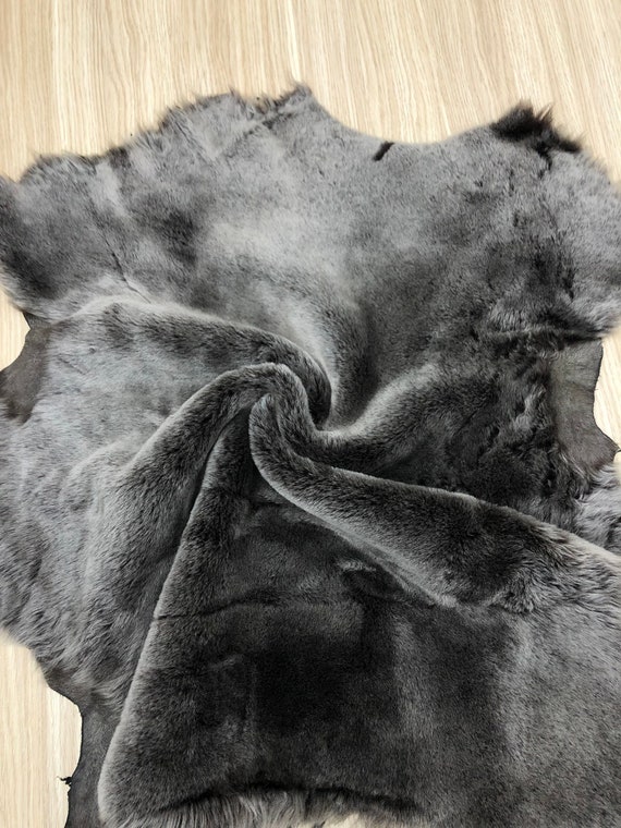 Smoky Shearling Smoky Color Lambskin Fur Real Lambskin Shearling Bright Feather Lambskin Hide