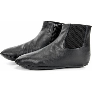 100% echte schapenvachtleren sokken met dames herenmaat - Khuffain - schoenen pantoffels - Mest - voetenwarmer - pantoffels - traditionele schoenen afbeelding 1