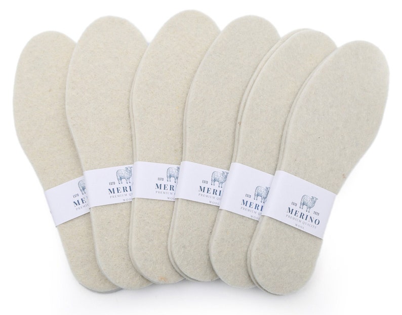 Real Genuine Sheepskin Wool Insoles , for Boots or shoe , NO CHEMICALS Natural 100% Pure Sheepskin Wool insoles ,Handmade wool boot insoles image 4