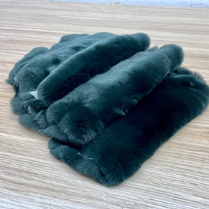 Pelliccia di coniglio Pelliccia di coniglio GRANDE TAGLIA Vera pelliccia di coniglio Pelliccia di coniglio bronzata Pelliccia morbida Pelliccia a pelo lungo Pelliccia di coniglio Pellicce etiche di coniglio