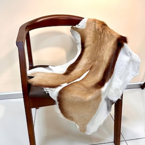 Real deer skin pelt  Natural hide rug Luxury deer hide Tanned deer skin Deer leather fur Natural deer pelt Reindeer skin African deer hide