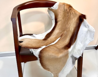 Real deer skin pelt  Natural hide rug Luxury deer hide Tanned deer skin Deer leather fur Natural deer pelt Reindeer skin African deer hide