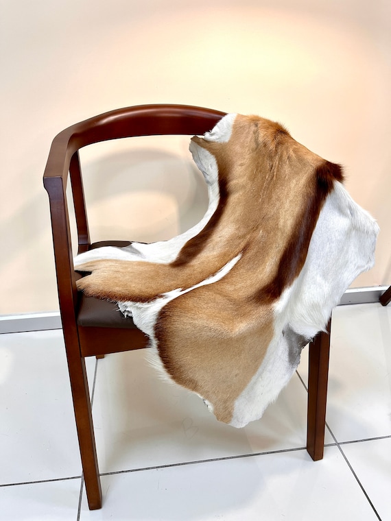 Real deer skin pelt  Natural hide rug Luxury deer hide Tanned deer skin Deer leather fur Natural deer pelt Reindeer skin African deer hide
