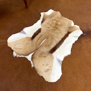 Real deer skin pelt Natural hide rug ethically sourced Deer Pelt Tanned deer skin Deer leather fur Natural deer pelt African deer hide