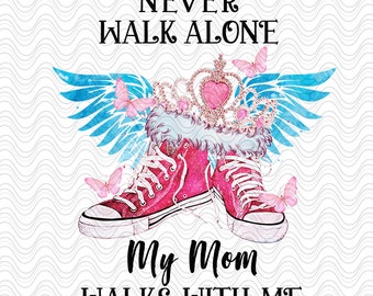 Forever Beautifully Strong Angel Wings Mom Nanny Rustic PNG JPG Digital Memorial Rest in Peace RIP Add Photo Memory of Wood look