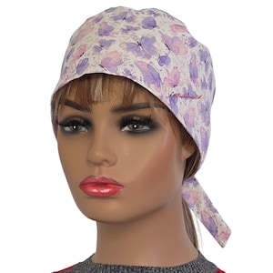 Butterflies Scrub Cap/Spring Surgical Cap with Buttons/Whimsical Butterfly Print Nurse Hat/Scrub Cap for Women/Medical Cap/Medical Gift Idea