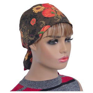 Fall Ponytail Scrub Cap/Hat For Women/Autumn Surgical Hat/Cotton Dental Cap/Nurses Head Cover/Medical Worker Cap/Healthcare Gift