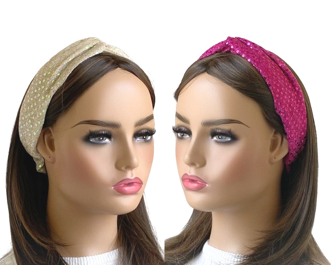 Sequin Headband/fashion Bling Headband/woman Hair Accessory/twisted