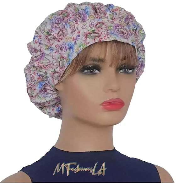 Adjustable Working Cap Button Sweatband Tie Back Bouffant - Temu Australia