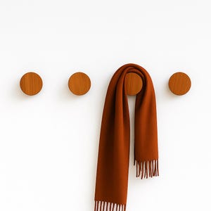 Wooden coat hooks for wall, modern coat rack wall coat hanger,stone hook wall mount entryway decoration coat hooks,