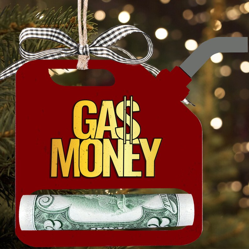Gas Can Ornament 2023 Gas Money Ornament Hold Cashs Small Etsy UK