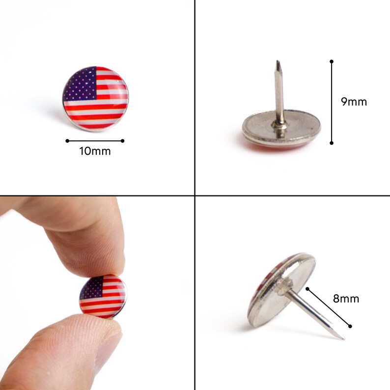 World Map Push Pin Wall Art Travel Map Flag Push Pins Flags Etsy