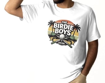 The Birdie Boys 2026 Golf Trip Design | Bachelor Party Squad Shirt (PNG Download)