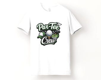 Par Tee Crew PNG | Golf Trip, Bachelor Party Shirt Design (Instant Download)