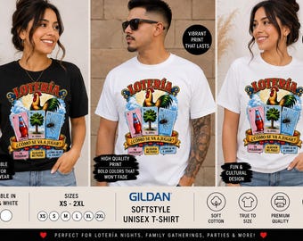 Funny Lotería Shirt | ¿Cómo Se Va a Jugar? Mexican Game Night T-Shirt | Hispanic Family Party Tee | Gildan Softstyle Unisex