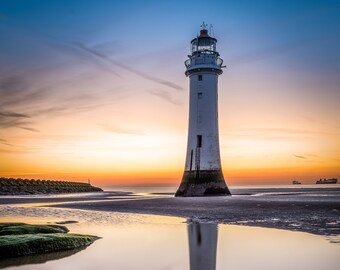 Tirage d’œuvres d’art intitulé « Lighthouse on the Beach »